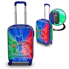 TROLLEY PJMASKS VALIGIA BAGAGLIO DA VIAGGIO CM. 55 SUPER PIGIAMINI