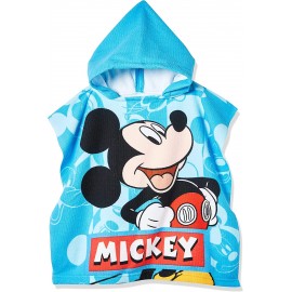 PONCHO MARE MICKEY DISNEY ASCIUGAMANO ACCAPPATOIO MICROSPUGNA CM110X55