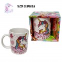 Tazza Ceramica Unicorno 325 ml Mug Colazione Bambina Confezione Regalo