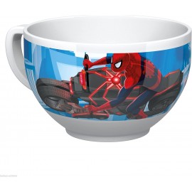 Tazza Larga Jumbo da Latte  Spiderman in Plastica
