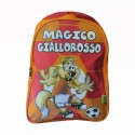 Zaino Scuola  Elementari Bambino Magico Giallorosso Zaino Borsa cm 40 Zainetto ultras