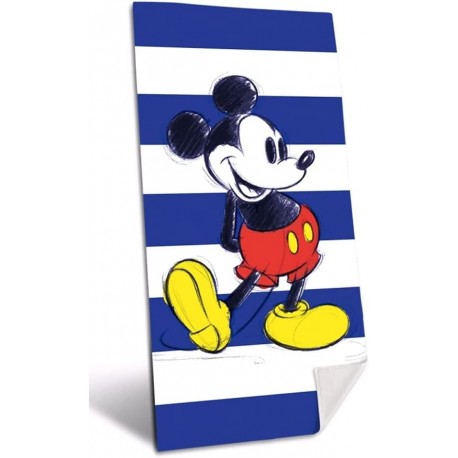 TELO MARE MICKEY MOUSE DISNEY TOPOLINO ASCIUGAMANO IN MICROCOTONE CM. 137X67 100%PL BAMBINI