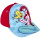 Cappello-Cappellino con visiera + occhiali sole La Sirenetta Disney Regolabile con Velcro Bambina