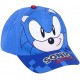 Cappello-Cappellino con visiera + occhiali sole Sonic Disney Regolabile con Velcro Bambini