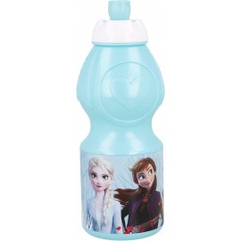 Borraccia Frozen Disney Anna Elsa in plastica con Becuccio Sport 400 ml Scuole e Tempo Libero Bambina