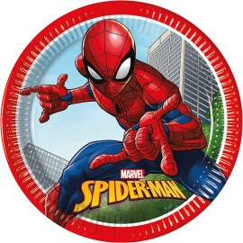 8 piatti in cartone SPIDERMAN MARVEL Ø 23 diametro Feste & Compleanni Piatti Decorativi in cartoncino