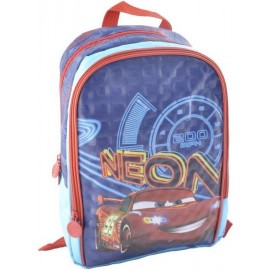 Zaino Scuola Cars Neon Disney 3D Zainetto Elementari Asilo  38X25X14 cm Bambino