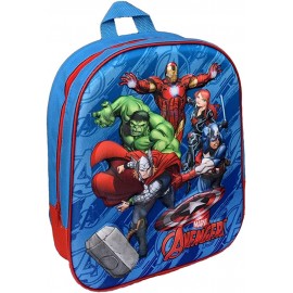 ZAINO ZAINETTO ASILO 3D AVENGERS MARVEL BORSA SCUOLA CM.32 -Bambino