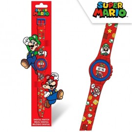 Orologio da Polso Bimbo Bambino Super Mario Bros Digitale in confezione Regalo Nintendo