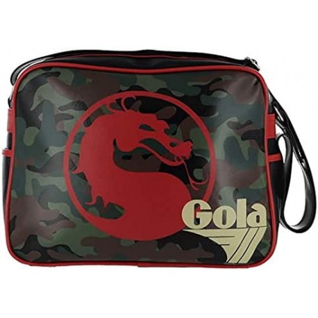 BORSA GOLA REDFORD CAMO DRAGON CAMO/RED/CREAM TRACOLLA SCUOLA TEMPO LIBERO