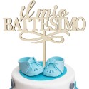 CAKE TOPPER LA MIA CRESIMA ORO PLEXIGLASS