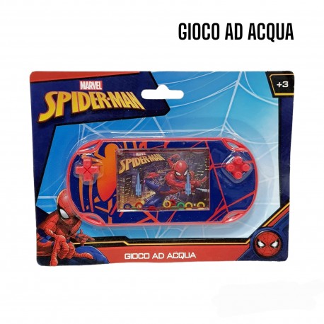 Marvel Spiderman Console di gioco anello acqua lancia intrattenimento mini cartone animato palmare bambino