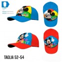 Cappello con visiera per bambini Topolino Disney cappello da baseball regolabile 52-54