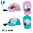 Cappello con visiera per bambina Frozen Disney cappello da baseball regolabile 52-54