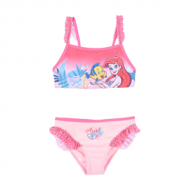 COSTUME MARE ARIEL DISNEY PRINCIPESSE BIKINI 2 PEZZI BAMBINA - AZZURRO