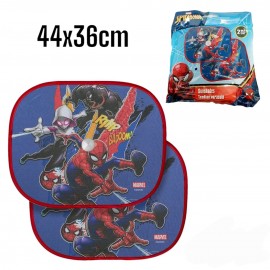 Coppia Tendine Laterali Parasole Auto Spiderman Marvel 44x36 cm Bambino