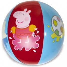 Peppa Pig Beach Ball  Pallone da Spiaggia Colorato - gonfiabile ideale per giocarci in acqua -50 cm.