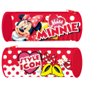 Astuccio scuola tombolino Minnie Disney Portacolori Cilindro Morbido Bambini 22X8X8