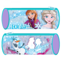 Astuccio scuola tombolino Frozen Disney Portacolori Cilindro Morbido Bambini 22X8X8