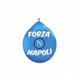Palloncini in Lattice 10″ Forza SSC Napoli 20 pezzi Feste compleanno Nascita
