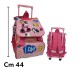 ZAINO TROLLEY MINNIE MOUSE DISNEY ESTENSIBILE SCUOLA ELEMENTARE CM. 44X29X27