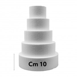 Basi di polistirolo Tonde Altezza 10cm per Torte Decorazioni Feste e compleanno Cake design