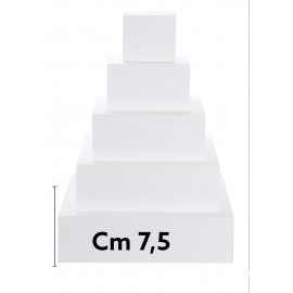 Base Polistirolo per Torta Quadrata Cake Design altezza 5 CM varie misure Basi