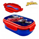 Portamerenda sandwich Spiderman Marvel con  posate 3 in 1 portapranzo multiscomparto Bambini