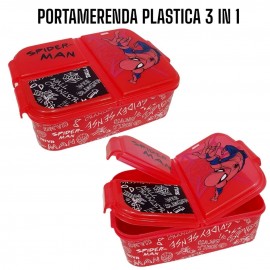 PORTAMERENDA MULTISCOMPARTO MICKEY MOUSE DISNEY TOPOLINO PORTA PRANZO SCUOLA TEMPO LIBERO BAMBINI