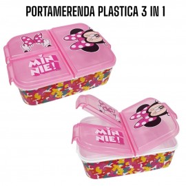 PORTAMERENDA MULTISCOMPARTO MICKEY MOUSE DISNEY TOPOLINO PORTA PRANZO SCUOLA TEMPO LIBERO BAMBINI