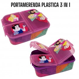 PORTAMERENDA MULTISCOMPARTO MICKEY MOUSE DISNEY TOPOLINO PORTA PRANZO SCUOLA TEMPO LIBERO BAMBINI