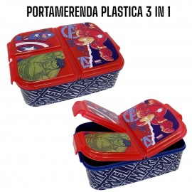 PORTAMERENDA MULTISCOMPARTO MICKEY MOUSE DISNEY TOPOLINO PORTA PRANZO SCUOLA TEMPO LIBERO BAMBINI