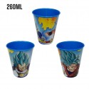 Bicchiere Plastica Dragon Ball Z 260 ml Scuole e tempo libero Bambina