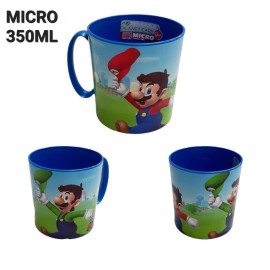 Tazza plastica per microonde Super Mario Bros 350 ml Mug Bambino
