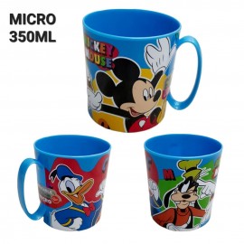 Tazza plastica per microonde Mickey Pippo Paperino Disney 350ml  Mug Bambino