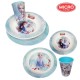 SET PAPPA FROZEN II ELSA ANNA OLAF 2 PIATTI + BICCHIERE BAMBINA