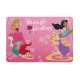 TOVAGLIETTA ALL'AMERICANA DISNEY PRINCIPESSE IN PLASTICA MORBIDA ANTISCIVOLO RIPIEGABILE LAVABILE DA COLAZIONE PRANZO CM.44X30