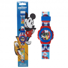 Orologio da polso Digitale Mickey Mouse-Topolino Disney in confezione Sagomata regalo Bambini