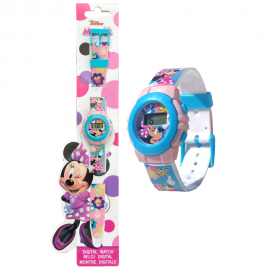 Orologio da polso Digitale Miinie Mouse Disney in confezione Sagomata regalo Bambina