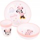 Set pappa Mickey Mouse Disney Microonde Gift Box Piatto Ciotola Bicchiere Topolino Baby