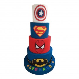 TORTA IN POLISTIROLO PERSONALIZZATA BING CONIGLIETTO COMPLEANNO