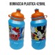Borraccia in Plastica Mickey Mouse Disney con Beccuccio 420 ml Scuola Sport Tempo Libero Bambini