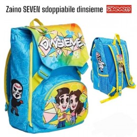 Zaino Scuola Estensibile Dinsieme Sven con Tasca Laterale Porta Borraccia