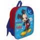 Set Scuola Asilo 5 pz-Mickey Disney School Pack Completo Zaino 3D con led-Borraccia Bicchiere Portamerenda Tovaglietta