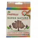 SCATOLA DA 12 MATITE COLORATE DI LEGNO FSC – PASTELLI COLORATI CON MINA RESISTENTE