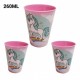 Set Scuola Asilo 5 pz-Unicorno Disney School Pack Completo Zaino 3D con led-Borraccia Bicchiere Portamerenda Tovaglietta