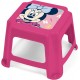  Sgabello Tavolino Sedia in plastica Disney Minnie con immagine stampata 27x27x21 cm Idea Regalo Bambina