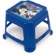 Sgabello Tavolino Sedia in plastica Disney Mickey-Topolino con immagine stampata 27x27x21 cm Idea Regalo Bambini