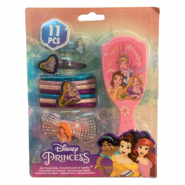 SET ACCESSORI PER CAPELLI PRINCIPESSE DISNEY 11 PZ BAMBINA