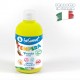 TEMPERA PRONTA 500ml MADE IN ITALY COLORE GIALLO LAVABILE PER SCUOLA E TEMPO LIBERO BAMBINI